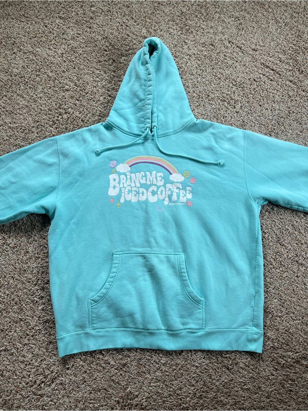 Bring Me Iced Coffee Graphic Hoodie